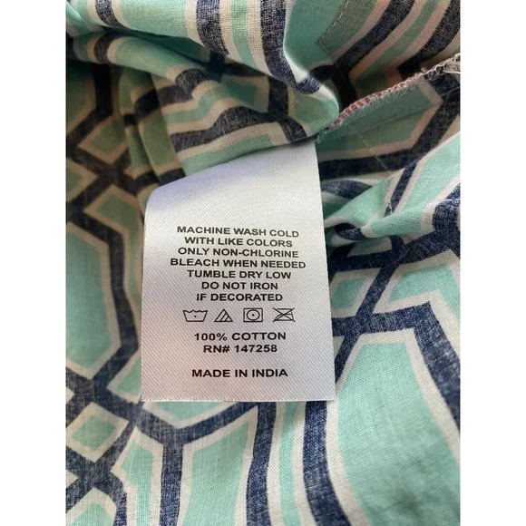 NEW Simply Southern Tunic Top Medium V Neck Bathing Suit Coverup Cotton 9180 - Picture 11 of 11